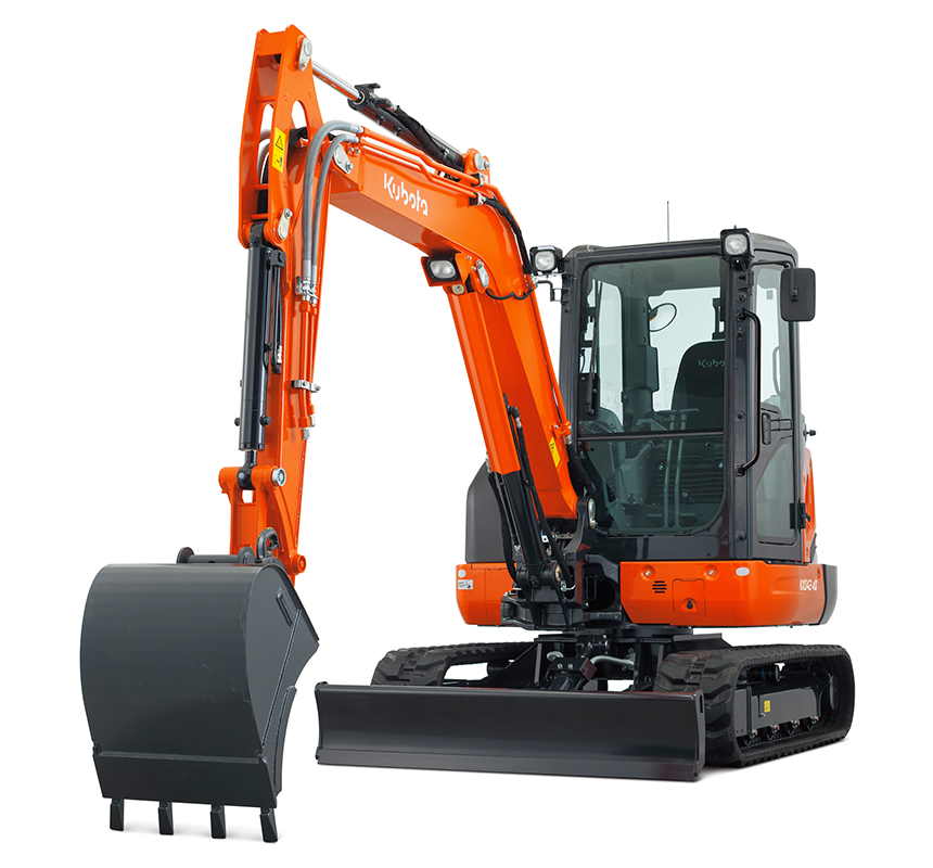 Kompaktné minirýpadlo Kubota KX042-4