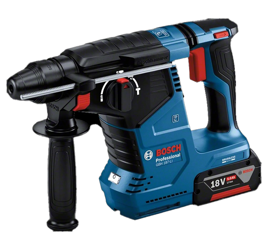 Akumulátorové vŕtacie kladivo s upínaním SDS plus BOSCH GBH 187-LI PROFESSIONAL